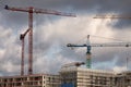 Building cranes Royalty Free Stock Photo