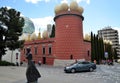 The building of Dali Theatre and Museum, Figueres, Spain