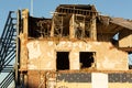 Building damaged in earthquake New Zealand Royalty Free Stock Photo