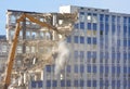 Building demolition Royalty Free Stock Photo