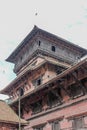 Building detail in Patan Durbar Square Kathmandu, Nepal Royalty Free Stock Photo