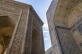 Building details. The Mosque Kalyan. One of the oldest and largest Mosque in Central Asia. Main cathedral mosque of Bukhara