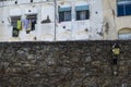 building detain in Sants district in Barcelona