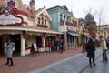 Building in Disneyland park in Shanghai, China