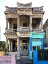 Building in Disrepair - Havana, Cuba Royalty Free Stock Photo