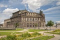 The building of the Dresden State Opera (Semper Opera House). Royalty Free Stock Photo