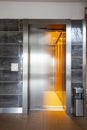 Building Elevator with moving door in apartment complex luxury