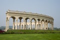 Building, even the row of arches baroque style Royalty Free Stock Photo