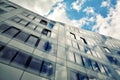 Building facade with blue sky Royalty Free Stock Photo