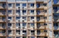 Building facade defocused, Rio de Janeiro, Brazil