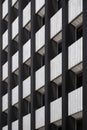 Building facade detail, architectural pattern with windows Royalty Free Stock Photo