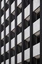 Building facade detail, architectural pattern with windows