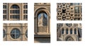 Architectural Details Collage Royalty Free Stock Photo