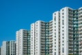 Building facade, high rise residential real estate, HongKong