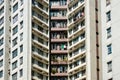 Building facade, high rise residential real estate, HongKong