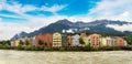 Building facade in Innsbruck Royalty Free Stock Photo