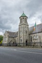 Building facade of Lady of Dolours church in Dublin