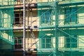 Building facade renovation, house reconstruction