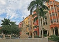 Building facades in Naples