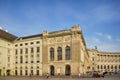 Building of the famous Hofburg Palace in the center of Vienna and Heldenplatz, Austria Royalty Free Stock Photo
