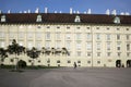 Building of the famous Hofburg Palace in the center of Vienna and Heldenplatz, Austria Royalty Free Stock Photo