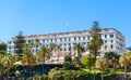 The building of famous hotel in San Remo, Italy Royalty Free Stock Photo