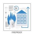Building fireproof construction