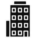 Building, flats Isolated Vector Icon that can be easily modified or edited