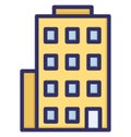 Building, flats Isolated Vector Icon that can be easily modified or edited
