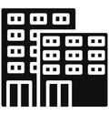Building, flats Isolated Vector Icon that can be easily modified or edited