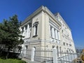 Vladivostok, Russia, September, 02, 2023.The building of the former Administration of the Ussuri railway,
