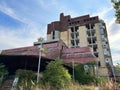 The building of the former Dunav Hotel or ex Hotel Dunav, Vukovar - Slavonia, Croatia / Zgrada nekadaÃÂ¡njeg hotela Dunav Royalty Free Stock Photo