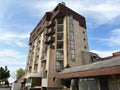 The building of the former Dunav Hotel or ex Hotel Dunav, Vukovar - Slavonia, Croatia / Zgrada nekadaÃÂ¡njeg hotela Dunav Royalty Free Stock Photo