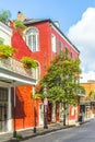 Building in the French Quarter in New Orleans Royalty Free Stock Photo