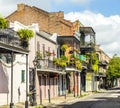 Building in the French Quarter in New Orleans Royalty Free Stock Photo