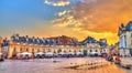 Building in front of the Ducal Palace in Dijon, France Royalty Free Stock Photo