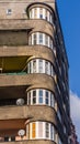 The building in the functionalism style Royalty Free Stock Photo