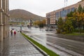 Building of the Government of the Kamchatka Territory, Petropavlovsk-Kamchatsky, Russia.