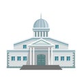 Building of government vector icon.Cartoon vector icon isolated on white background building of government .