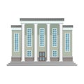 Building of government vector icon.Cartoon vector icon isolated on white background building of government .