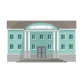 Building of government vector icon.Cartoon vector icon isolated on white background building of government .