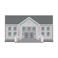 Building of government vector icon.Cartoon vector icon isolated on white background building of government .