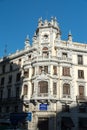 Building of the Gran Via street in Madrid