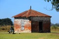 Building on Grounds of Lakeport Plantation Royalty Free Stock Photo