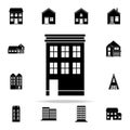 building for habitation icon. house icons universal set for web and mobile Royalty Free Stock Photo