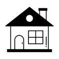 Building Half Glyph Style vector icon which can easily modify or edit