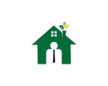 Building home agen logo template