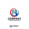 Buildings and houses for companies logo