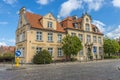 Building of Hotel Podewils on a sunny morning Royalty Free Stock Photo