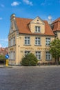 Building of Hotel Podewils on a sunny morning Royalty Free Stock Photo